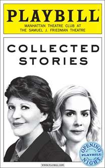 Collected Stories Limited Edition Official Opening Night Playbill 